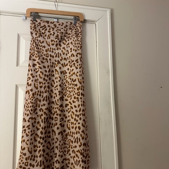 Free People Leopard Print Midi Skirt - Picture 5 of 7